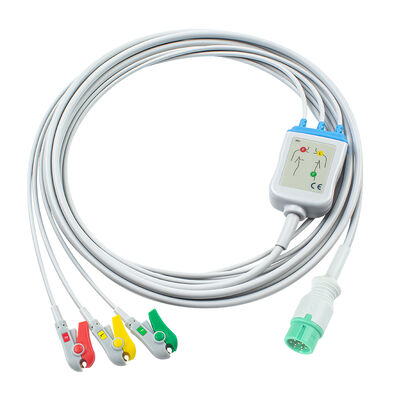 Yonker IE12 E12 E12S 9Pin マルチパラメータ モニター ECG ケーブル 6Pin ECG ケーブルとリード線