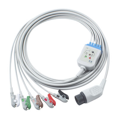 日本光電 OEC-6102A 8ピン ECG ケーブルおよびリード線