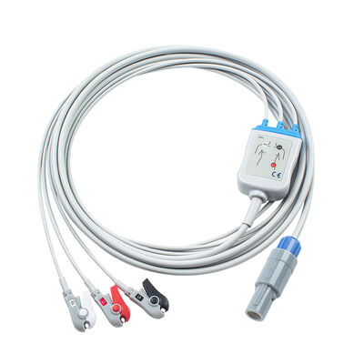 Huntleigh 8Pin マルチパラメータ モニター Smartsigns Compact 300 500 ECG ケーブル ECG ケーブルおよびリード線
