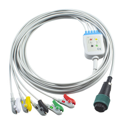 Saadat 6pin 8pin 一体型 ECG ケーブルとリード線