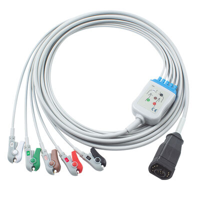 Zoll 15Pin 一体型 ECG ケーブルとリード線