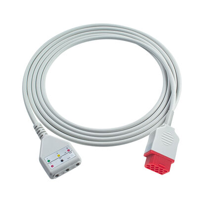 バイオライト 12Pin 3 5Lead ECG トランクアダプターケーブル O-ximax Tech AnyView A2 A6 A4 A8 Q7 Q5 ECG拡張ケーブル ディンスタイル
