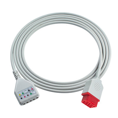 バイオライト 12Pin 3 5Lead ECG トランクアダプターケーブル O-ximax Tech AnyView A2 A6 A4 A8 Q7 Q5 ECG拡張ケーブル ディンスタイル