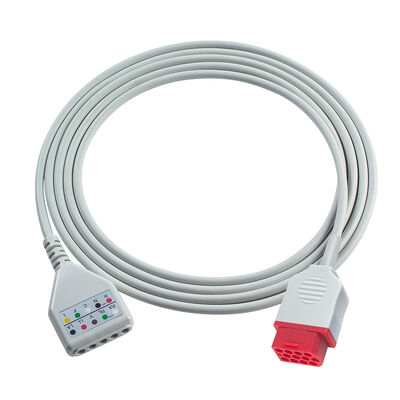 バイオライト 12Pin 3 5Lead ECG トランクアダプターケーブル O-ximax Tech AnyView A2 A6 A4 A8 Q7 Q5 ECG拡張ケーブル ディンスタイル