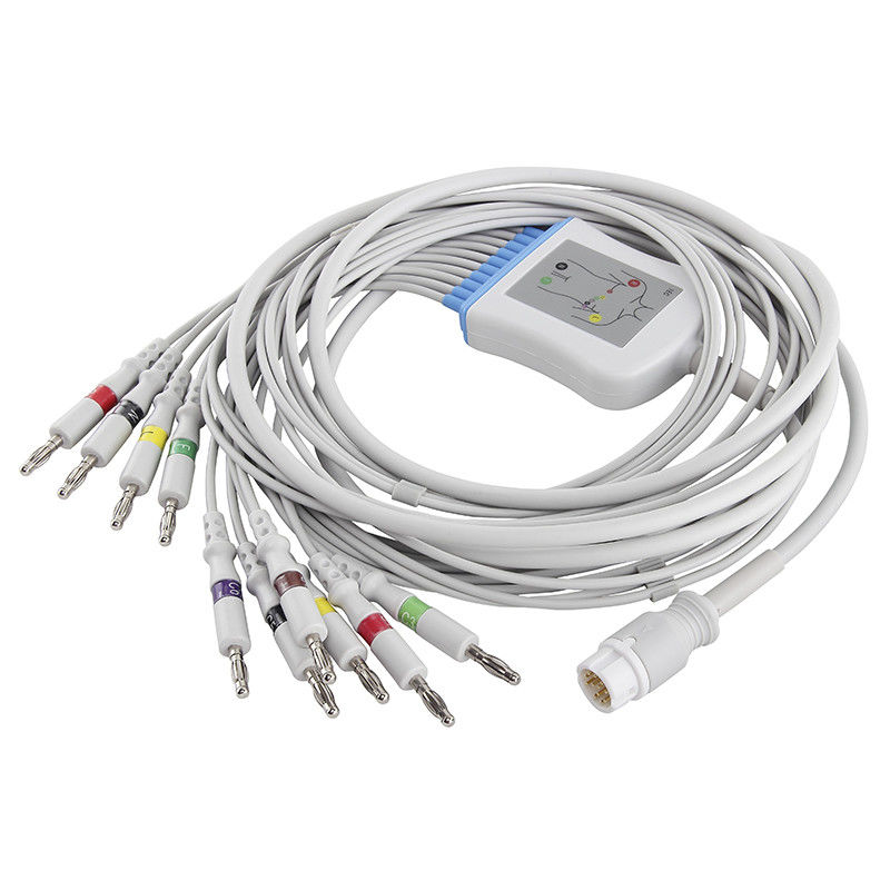 P-Hilips/HP M17770A M1771A M2461A ECGのケーブルおよびリード線IEC 4.0のバナナのコネクター