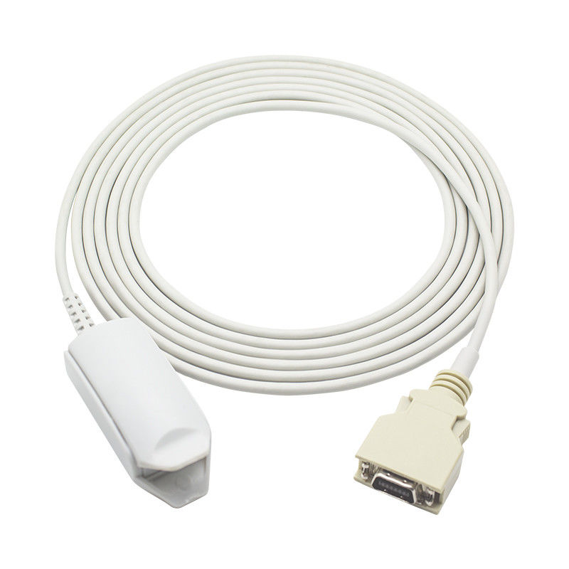 Biolight SpO2センサーQシリーズfor M-asi-moの再使用可能な赤い技術大人指クリップSpO2調査