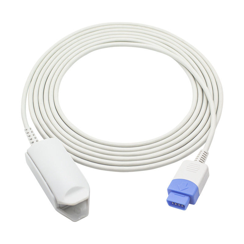 GEのDatexのOhmeda OxyTip TruSignalの技術TS-F-D SpO2センサー9Pin Eシリーズ モジュールが付いている大人指クリップSpO2調査I4