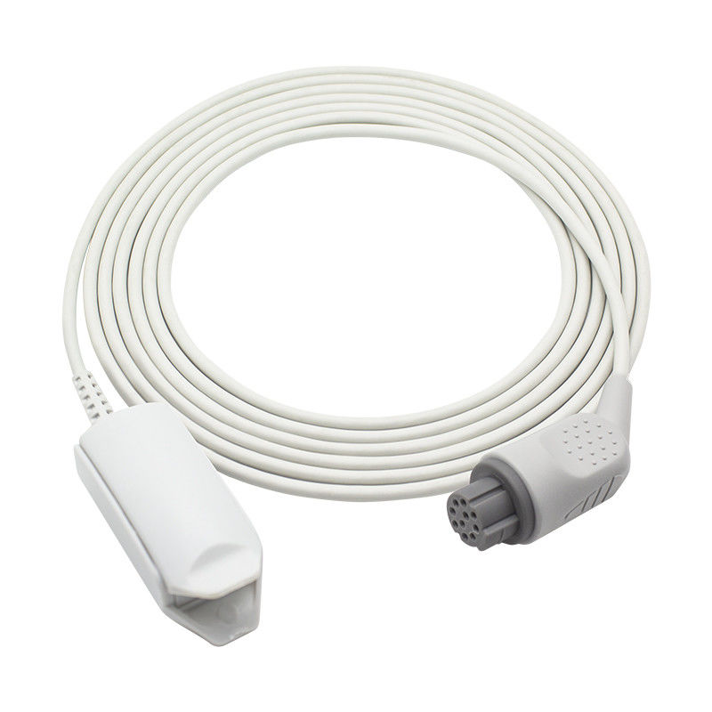 GE OXY-F4-N TS-F4-N再使用可能なSpO2センサーAS/3 CS/5オスカー10Pinの大人Spo2指の調査