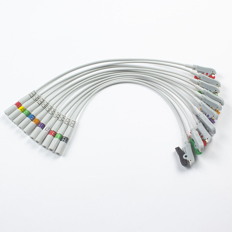 バナナのプラグ・アダプタへのECGの部品のピグテールのアダプター989803101701 40498E 4.00MM ECGのスナップ