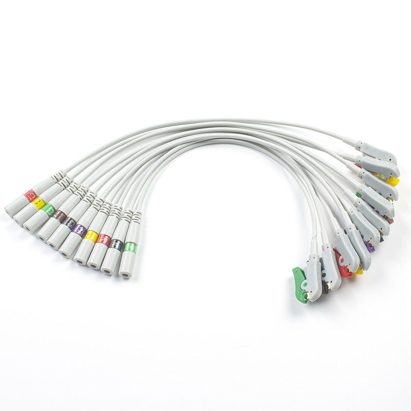 バナナネードル・トゥ・クリップ・ECGアダプター 豚尾アダプター 3.00MM IEC ECG電極接続器