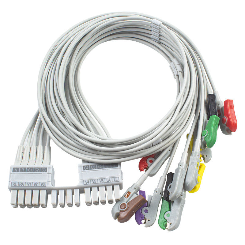 モルタラ バーディック 10 リード EKG リードワイヤー ECG リードワイヤー 9293-041-50 9293-046-60 ELI 150C 向け