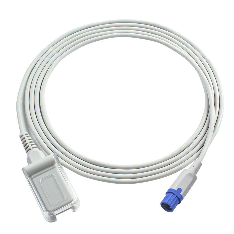DB9 SpO2の延長ケーブル2.4M TPUへのDrager S-iemens SpO2センサーの調査7Pin