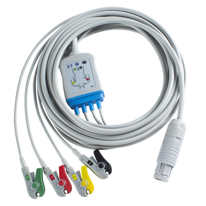 Primedic Defibrillator ECGケーブルとリードワイヤ 16Pin ECG直接マシンに 4チャネルEKGケーブル