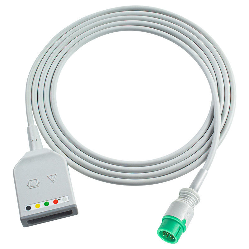 マインドレイ Datascope 12Pin 5Lead ECG トランクアダプターケーブル 0010-30-42719 009-004728-00 ECG拡張ケーブル
