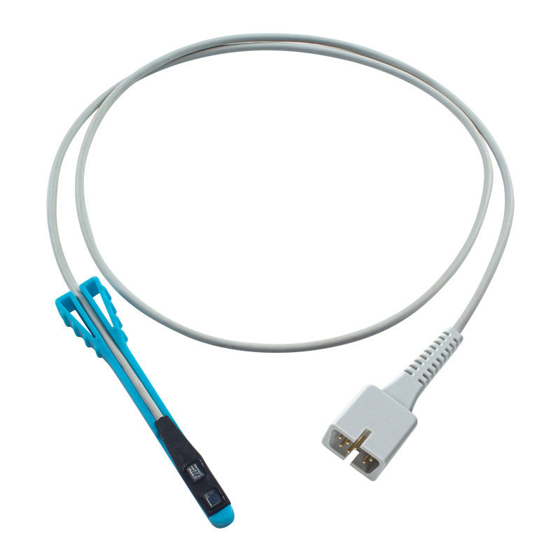 互換性のあるN-ellcor 7Pinショート SpO2センサー 動物直腸 非Oximax 1M
