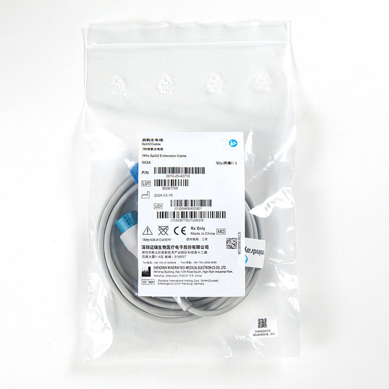 オリジナル Mindray 562A Spo2 アダプターケーブル 0010-20-42710 Mindray T5/T8,IPM,IMEC,UMECシリーズ