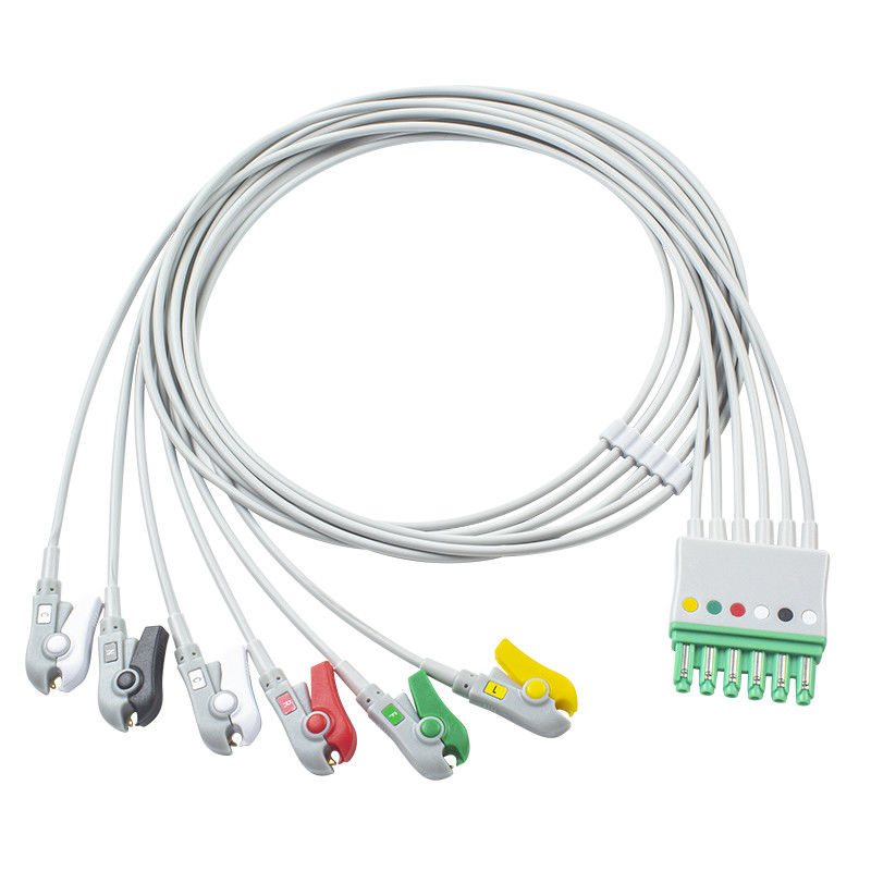 Siemens Draeger MP03405 ECGの6 IECクリップと鉛ケーブルの横領者M300の無限M540 MultiMedを導線