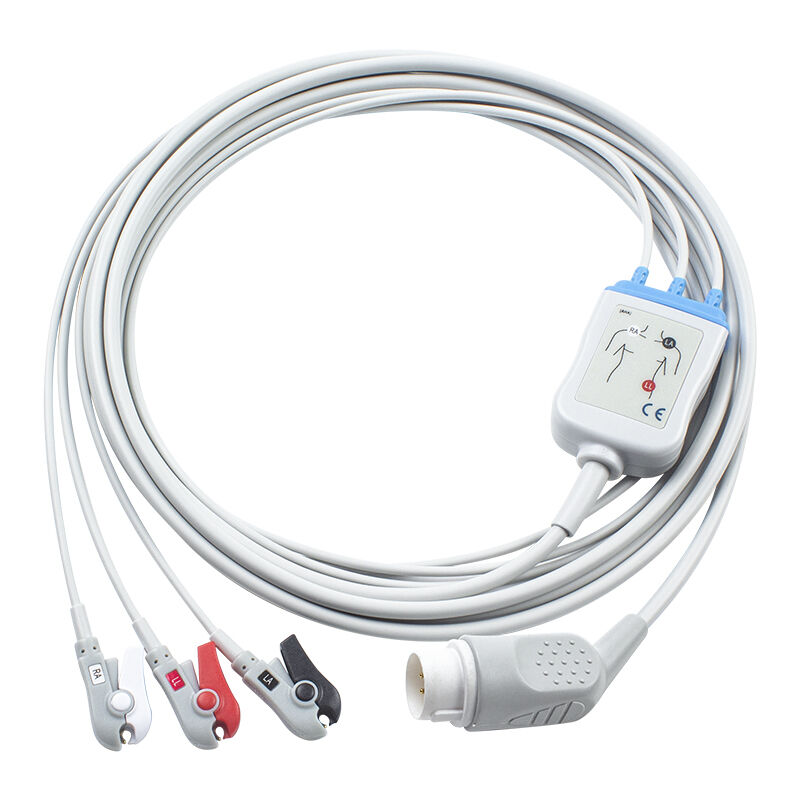 メンネン 900 1110 ホライゾン 2000 5200 ホライゾン 9000XL MR1200 1270 1280 1300 1380 1100 2100 2200 ECG EKG ケーブルおよびリード線 10ピン