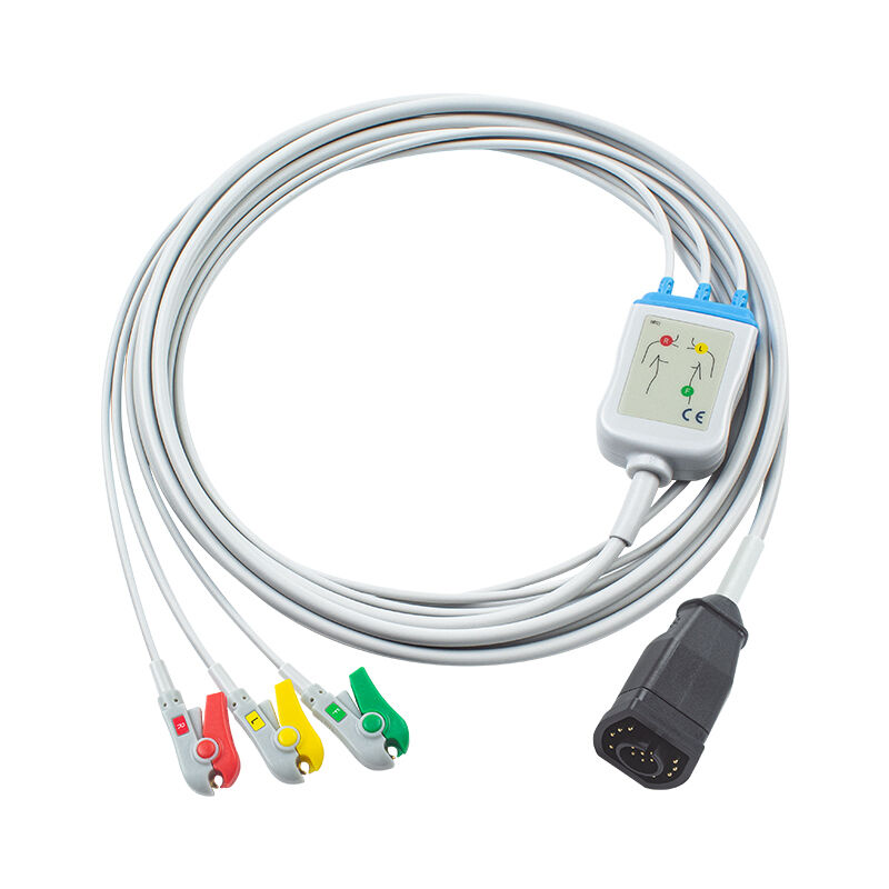 Zoll 15Pin 一体型 ECG ケーブルとリード線