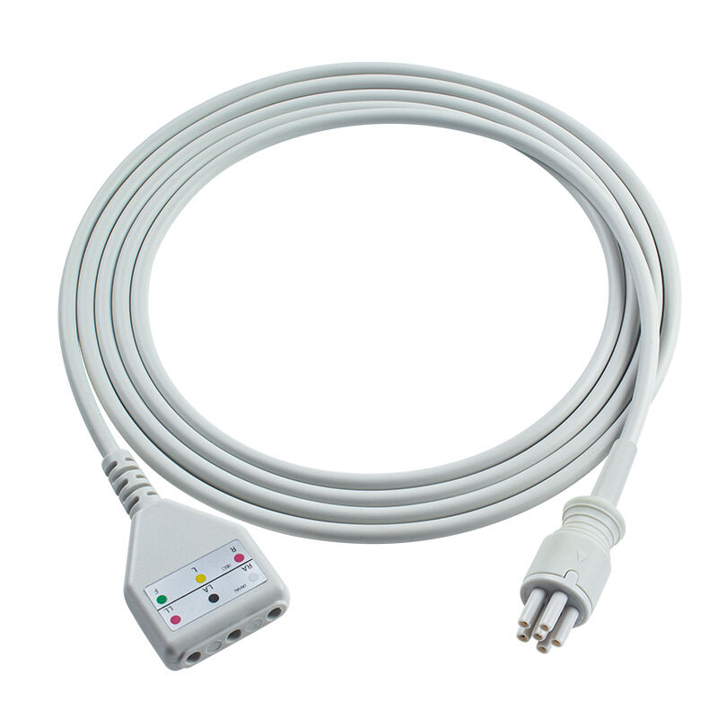 オムロン > コリン 6ピンコネクタ 3 5リード ECG トランクアダプタケーブル MC039-55 ECG延長ケーブル DINスタイル