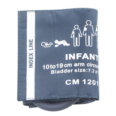 10-19cm再使用可能なNIBPの袖口のナイロン単一の管M1571Aの幼児血圧の袖口