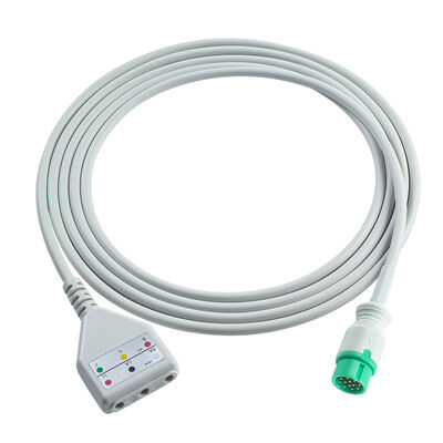バイオライト 12Pin 3 5Lead ECG トランクアダプターケーブル O-ximax Tech AnyView A2 A6 A4 A8 Q7 Q5 ECG拡張ケーブル ディンスタイル