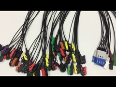 Spacelabsのラジオの半透明なワイヤー1メートルの透明な10鉛ECGの鉛ケーブル